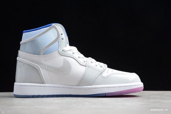 Retro 1 CK6637-104 CK6637-104 Racer Blue Zoom White  Jordan High Air 1028